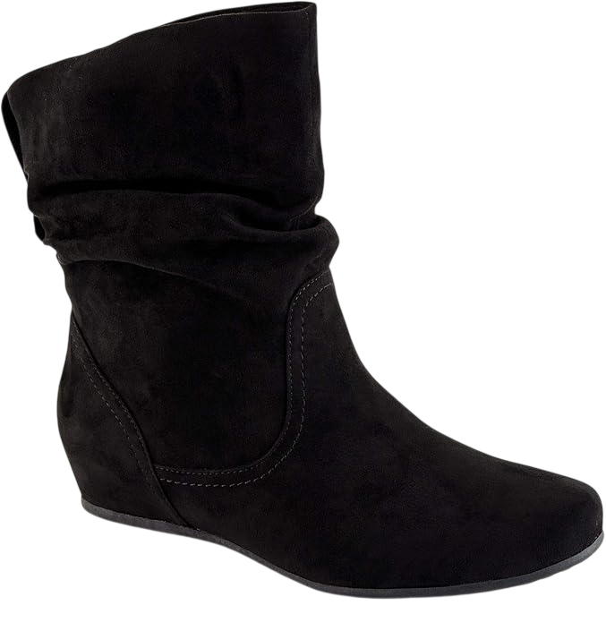 Carney - Slip On Casual Slouch Short Ankle Boot