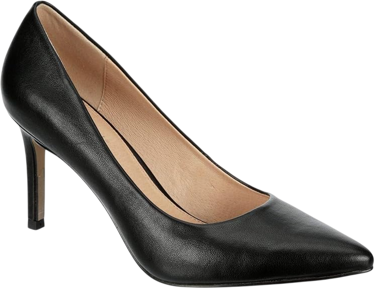 Xappeal Slip-On Stilleto Pointed Closed Toe High Heel